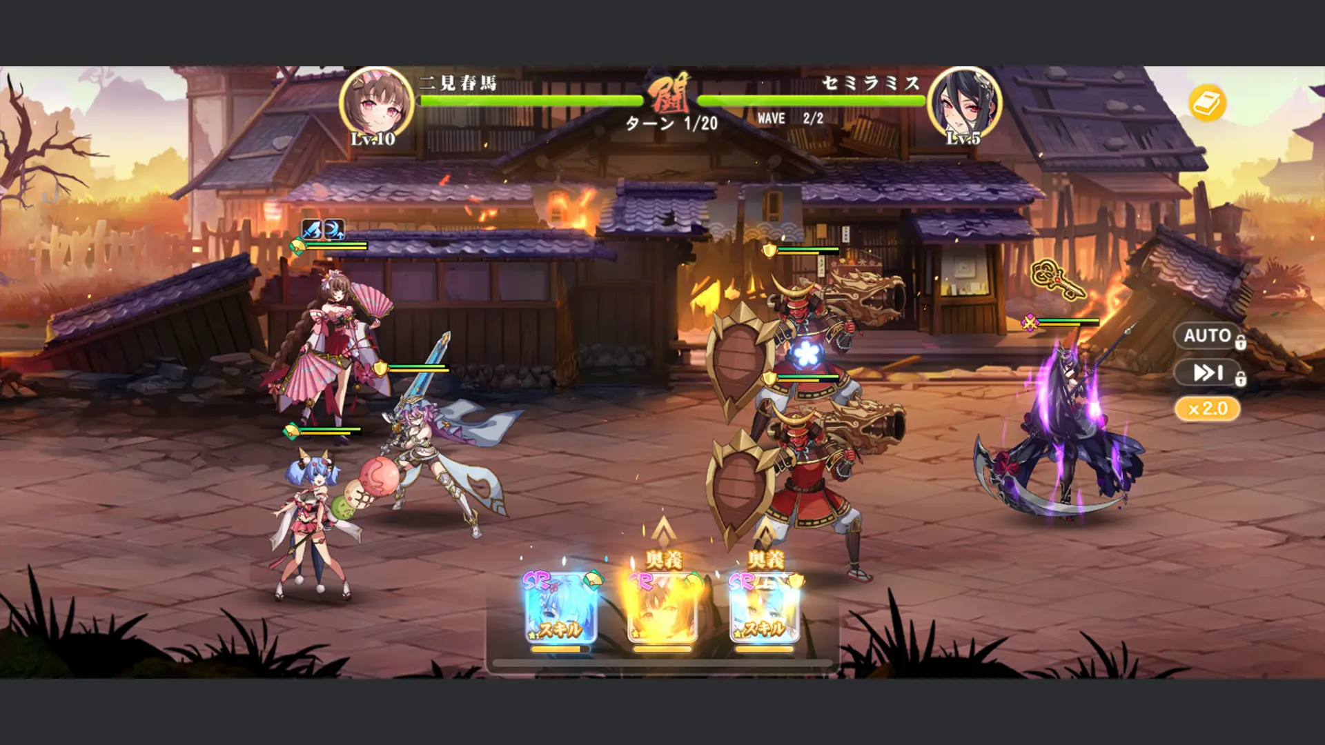 少女ウォーズ: 幻想天下統一戦のゲーム画像2