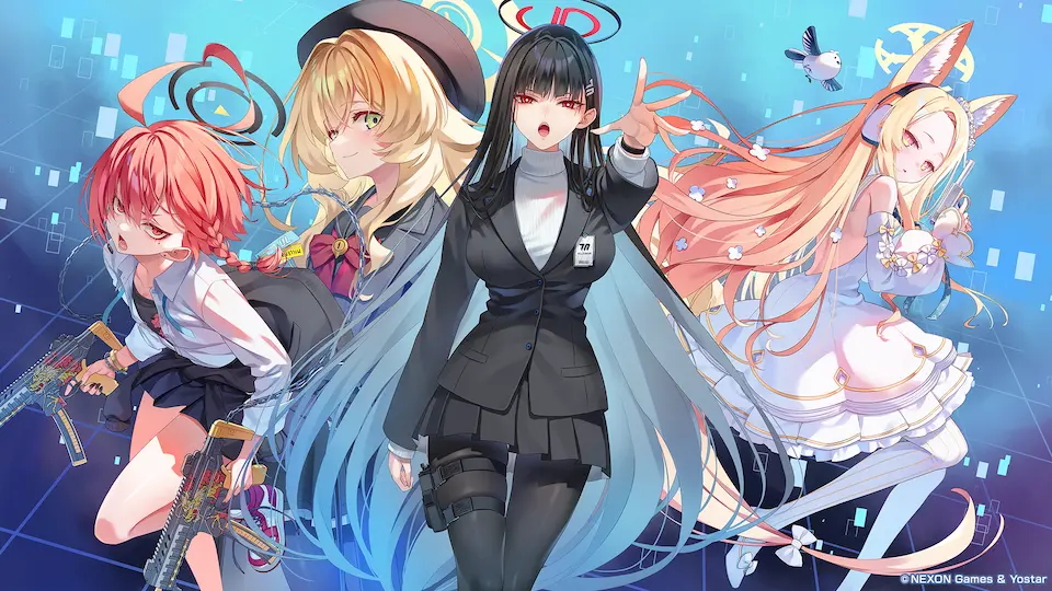 ブルーアーカイブのビジュアル。美麗グラフィックランキング記事の紹介用に掲載。
