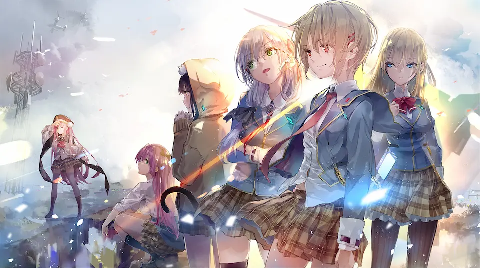 ヘブンバーンズレッドのビジュアル。女性ユーザー向けランキング記事の紹介用に掲載。